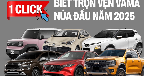 10 xe bán chạy nhất nửa đầu 2025 tại Việt Nam: Xe Hàn vắng bóng hoàn toàn, Vios là sedan duy nhất