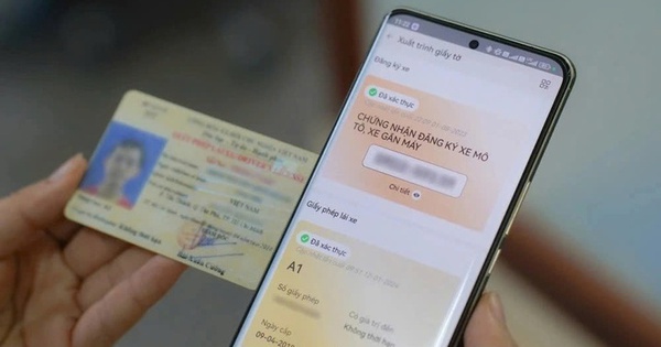 Vì sao VNeID chưa hiển thị giấy phép lái xe dù người dân đã hoàn thành thủ tục?
