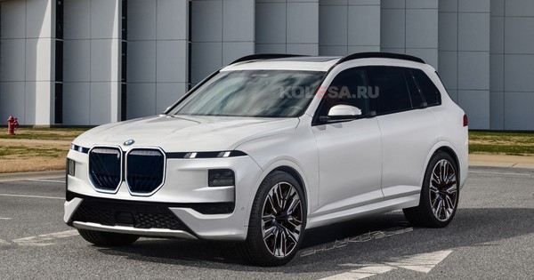 Ảnh phác họa BMW X7 thế hệ mới: Nội ngoại thất không 