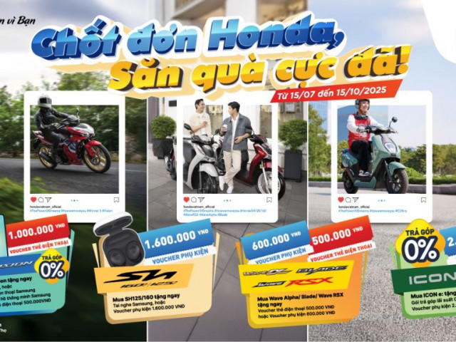 Honda Việt Nam tri ân khách hàng với loạt ưu đãi hấp dẫn chào hè 2025