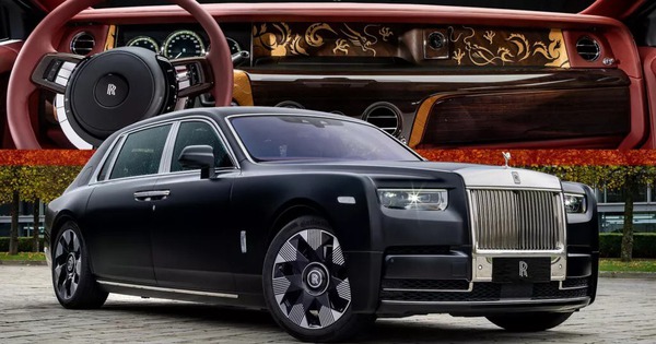 Rolls-Royce Phantom có độc bản cho đại gia tuổi Thìn: Táp lô rồng vàng, trần xe rồng bay phát sáng lần đầu xuất hiện