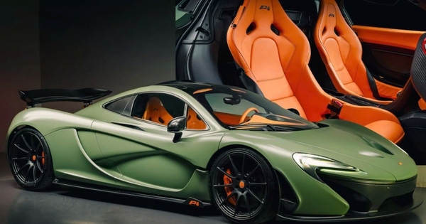 Bán đấu giá chiếc McLaren P1 duy nhất trên thế giới màu xanh lá cây Satin Camo