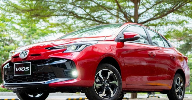 Xe sedan Toyota Vios bán ra 1.147 xe trong tháng 5/2025