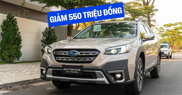Subaru Outback giảm tới 550 triệu đồng tại đại lý: Giá thực tế chưa tới 1,6 tỷ, vẫn chỉ tương đương Palisade bản giữa dù to ngang Santa Fe
