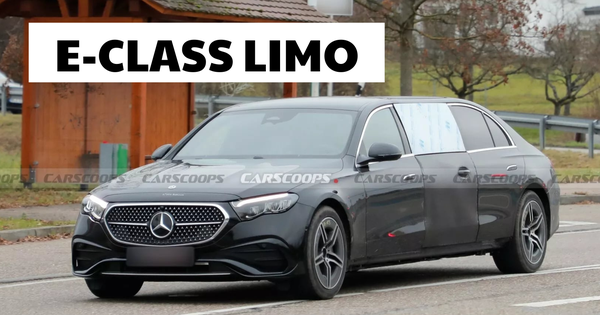 Lộ ảnh Mercedes-Benz E-Class limo: 6 cửa, thân xe dài hơn cả S-Class nhưng vẫn giữ động cơ cũ