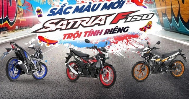 Suzuki Satria F150 2025 trình làng tại Việt Nam, giá bán vẫn cực hấp dẫn