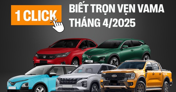 Top xe bán chạy T4/2025: Sedan, xe Hàn yếu thế, CX-5 số 1 xăng, dầu, VinFast lập được kỷ lục này