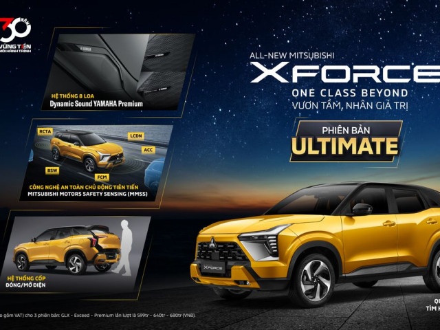 Mitsubishi Motors Việt Nam chính thức ra mắt XFORCE Ultimate, giá từ 705 triệu đồng