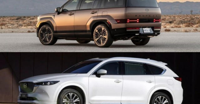 So sánh Hyundai Santa Fe và Mazda CX-8: Đẳng cấp và sức mạnh động cơ