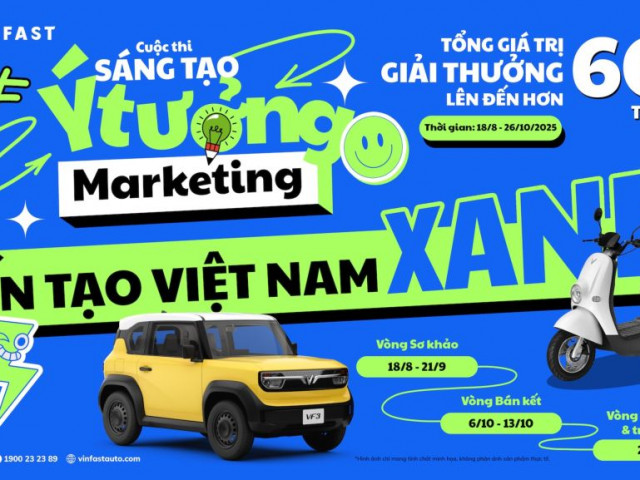 VinFast tổ chức cuộc thi “Kiến tạo Việt Nam xanh”, tôn vinh các ý tưởng marketing đột phá