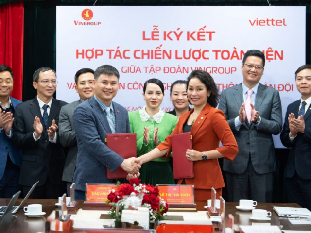 Vingroup và Viettel hợp tác thúc đẩy chuyển đổi xanh và chuyển đổi doanh nghiệp