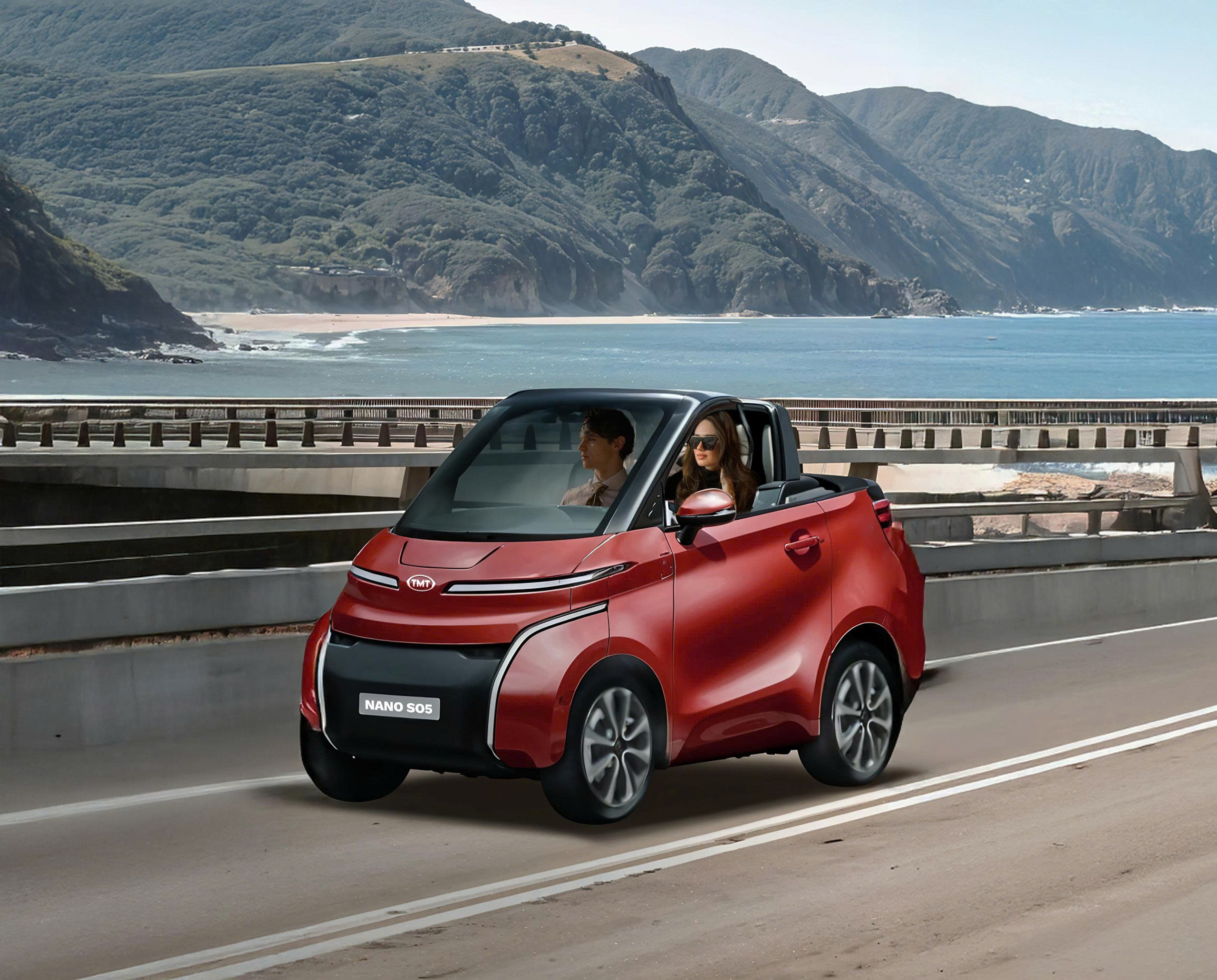 TMT Motors ra mắt mẫu xe điện 2 cửa mới Nano S05