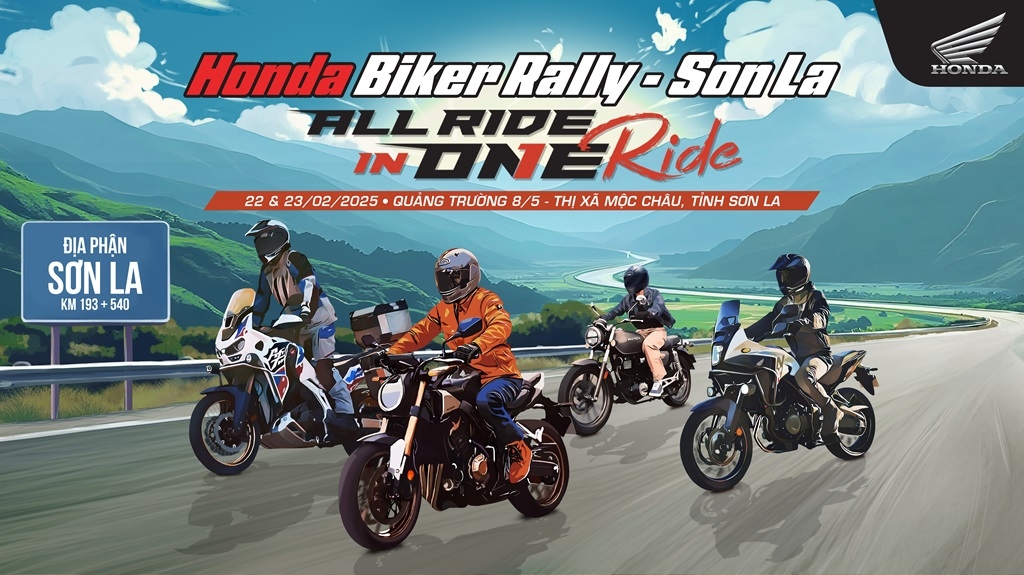 Đại hội Honda Biker Rally Sơn La 2025 lần đầu tiên đổ bộ miền Bắc