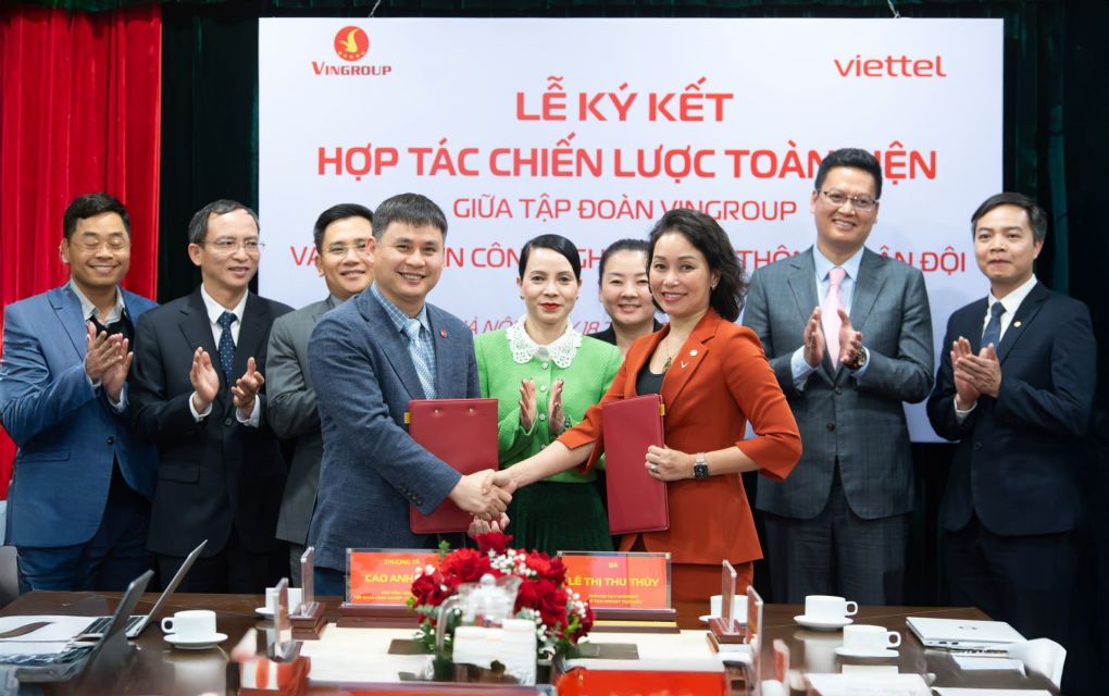 Vingroup hợp tác với Viettel, phát triển phần mềm cho VinFast