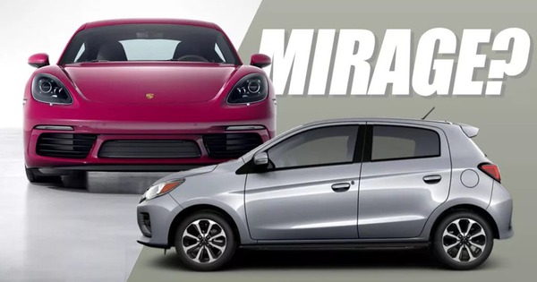 Bài thử tăng tốc này cho thấy Mitsubishi Mirage hơn Porsche 718 ở một điểm
