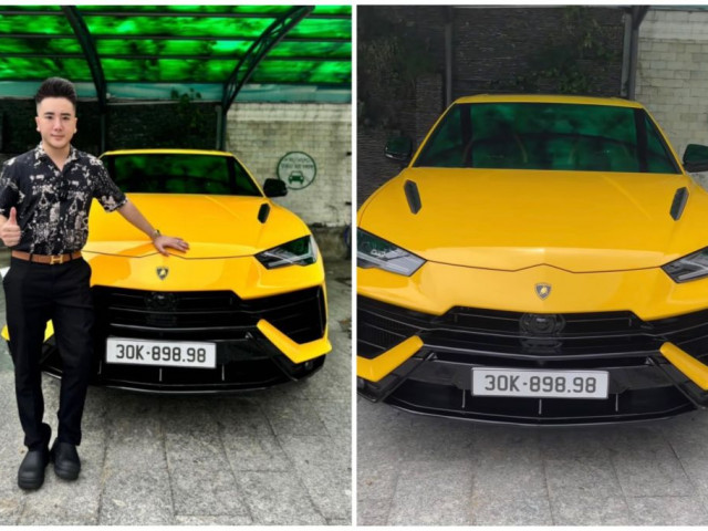 Doanh nhân ngành thẩm mỹ gắn biển vip 30K-898.98 giá 735 triệu đồng cho siêu SUV Lamborghini Urus S