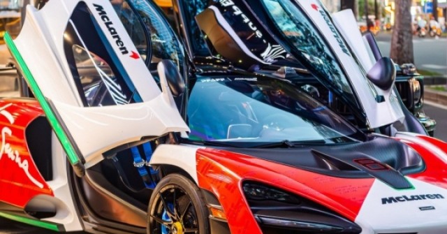 Siêu xe McLaren Senna triệu đô của ông Đặng Lê Nguyên Vũ lộ diện tại Hà Nội