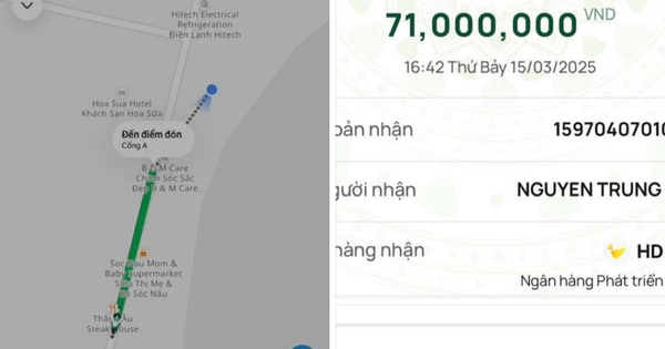 Nữ hành khách chuyển nhầm 71 ngàn thành 71 triệu đồng đã gặp tài xế xe Grab