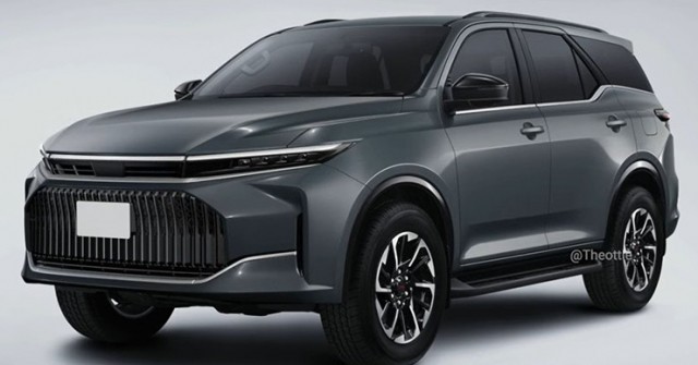 Xem trước ảnh phác thảo của dòng xe Toyota Fortuner mới