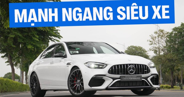 Mercedes-AMG C 63 S E Performance giá 4,9 tỷ đồng đầu tiên về Việt Nam: Mạnh ngang siêu xe, nhiều 
