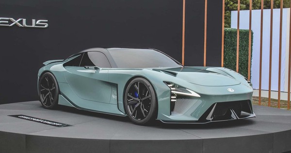 Hé lộ thiết kế siêu xe điện của Lexus