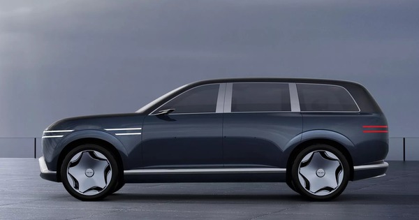 Genesis GV90 lộ ảnh: SUV đầu bảng của hãng, đuôi xe nhìn như MPV, chạy hơn 500km/sạc, ra mắt năm sau