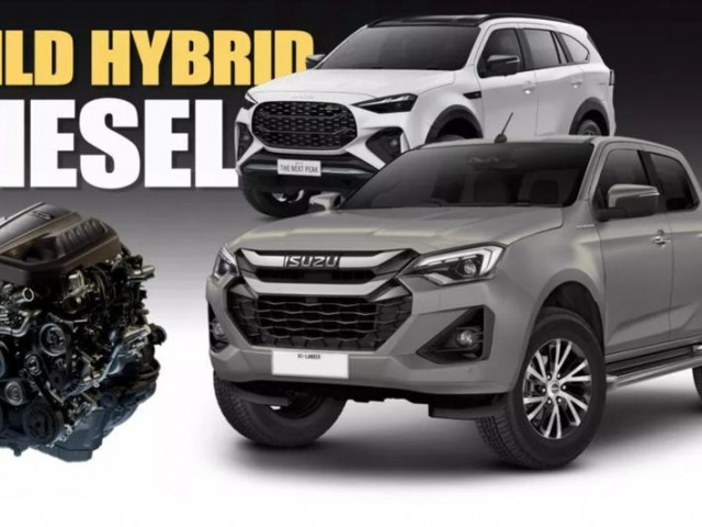 Isuzu mu-X và D-Max được bổ sung tùy chọn hybrid