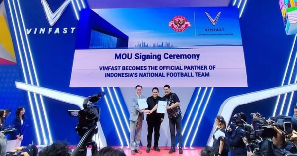 VinFast tài trợ đội tuyển bóng đá Indonesia: Đặt mục tiêu tham dự World Cup 2026