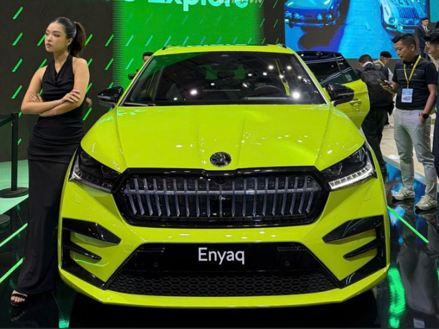 [VMS 2024] Skoda Enyaq iV ra mắt: Chạy 500km/ lần sạc, cạnh tranh VinFast VF 7