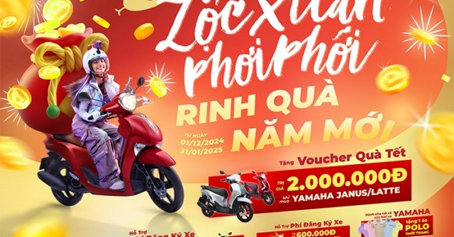 Yamaha Janus 125 hoàn toàn mới trang bị loạt nâng cấp, khuyến mãi 2 triệu đồng