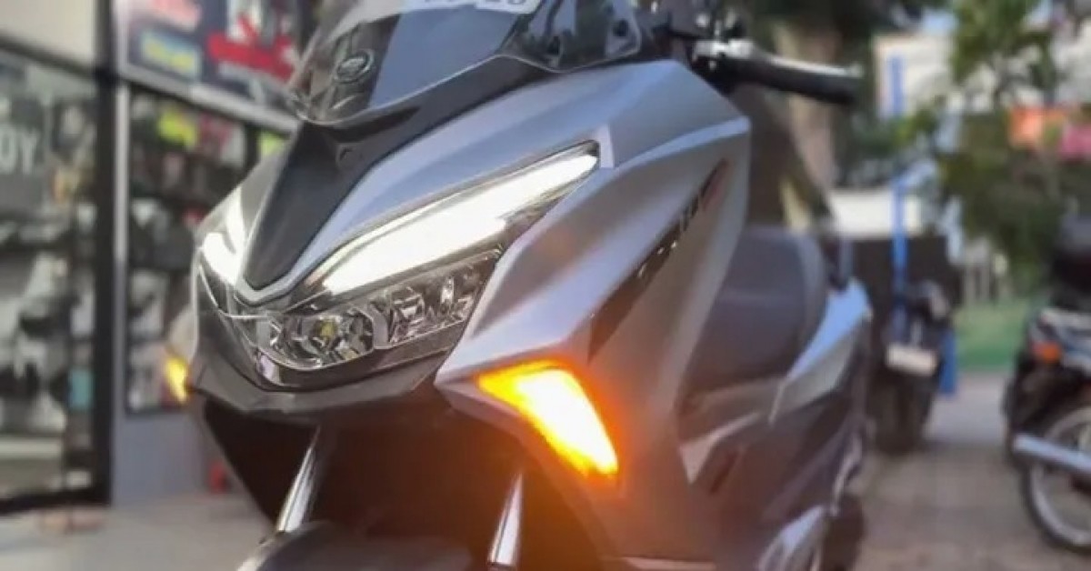 Xe ga mới giống Yamaha Aerox, động cơ mạnh hơn, giá rẻ