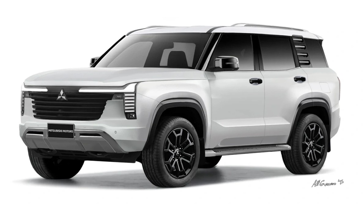 Thêm ảnh phác họa thiết kế Mitsubishi Pajero Sport thế hệ mới