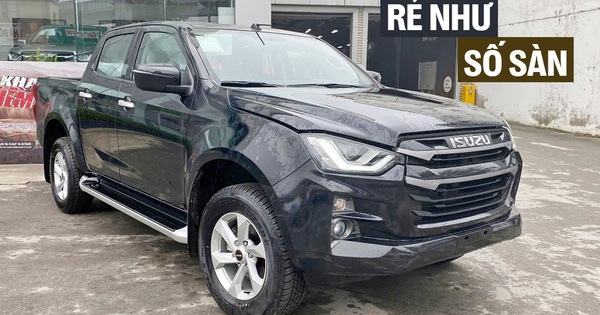 Isuzu D-Max dọn kho giảm 100 triệu đồng tại đại lý: Bản AT còn hơn 580 triệu, giá rẻ cho 