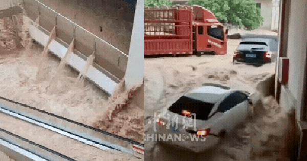 Toàn cảnh lũ lụt lịch sử tại Trung Quốc: Nước đổ như thác tại trung tâm thương mại, cầu cao tốc gãy đôi, xe trôi trên đường