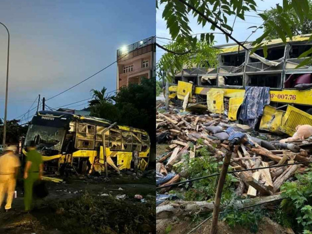 Chín người tử vong trên xe khách bị lật ở quốc lộ 1 qua Hà Tĩnh