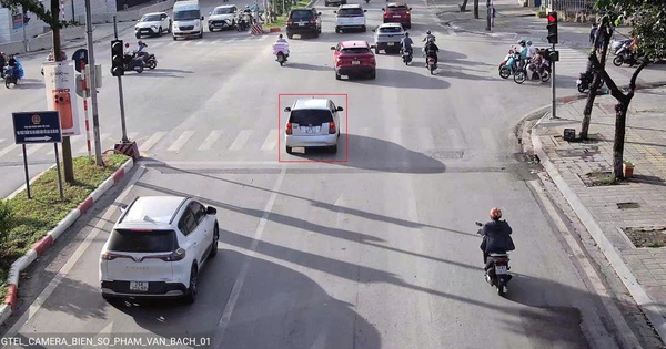 Chỉ nửa ngày thí điểm, camera AI phát hiện 1.452 xe vượt đèn đỏ trên một tuyến phố