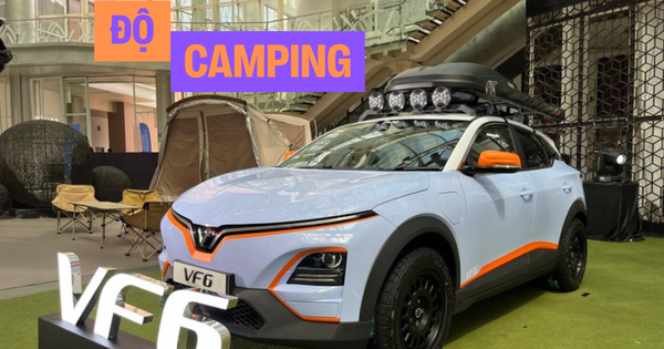 VinFast VF 6 tại quốc gia ĐNÁ này có bản độ camping mà dân chơi Việt mong muốn: Mâm mới, lốp AT gai lớn, thêm giá nóc, đèn trợ sáng, bạt tăng cắm trại