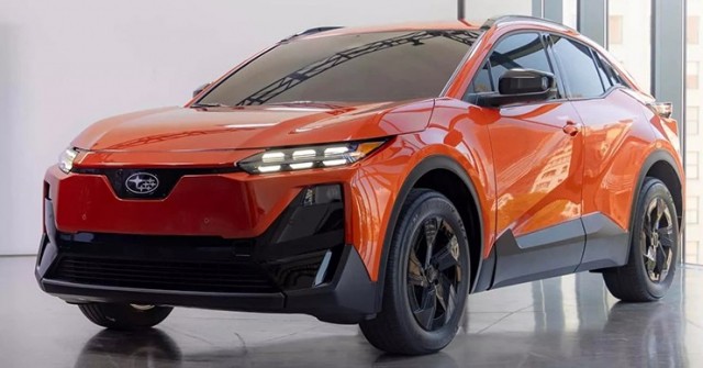 Cận cảnh mẫu xe điện hoàn toàn mới của hãng Subaru vừa ra mắt