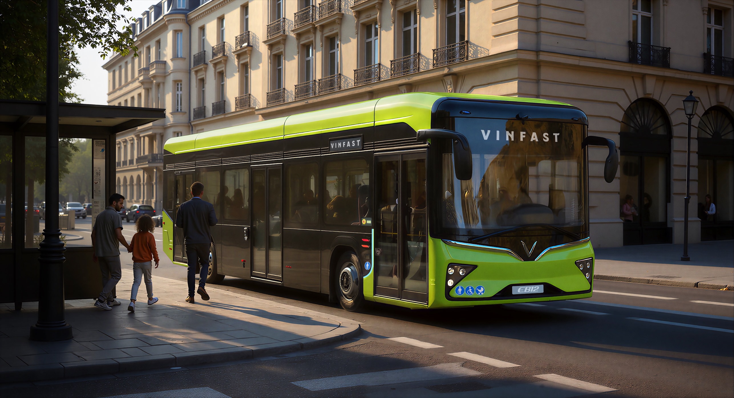 VinFast giới thiệu xe buýt điện tại châu Âu