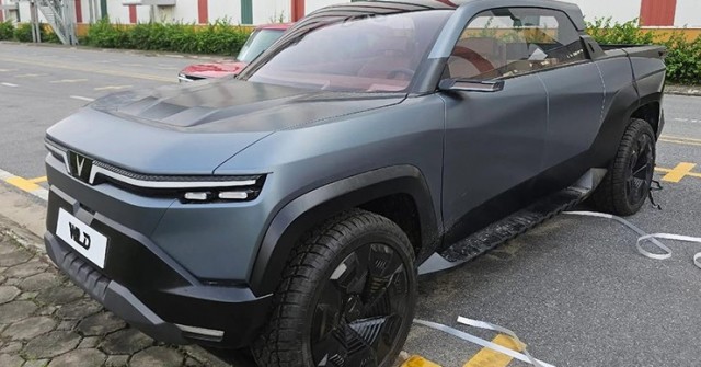 Xe bán tải điện VinFast tái xuất hiện với nhiều thay đổi