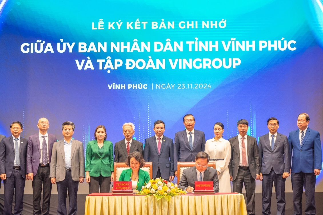 Vĩnh Phúc cùng Vingroup hợp tác thúc đẩy chuyển đổi xanh