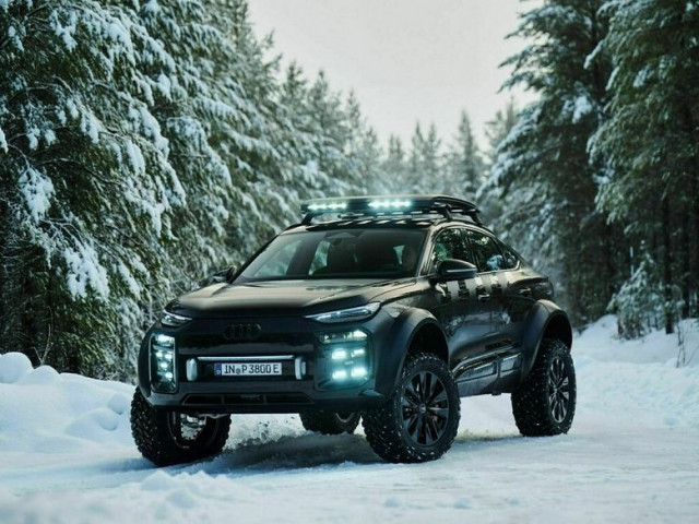 Lộ diện Audi Q6 e-tron Offroad: Concept SUV điện hạng sang với gây ấn tượng với thiết kế hầm hố