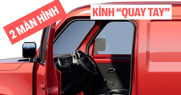 VinFast EC Van lần đầu có ảnh nội thất: Có điểm giống VF 3, 2 màn hình, kính 