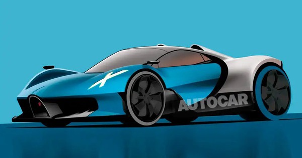Đây sẽ là chiếc xe kế nhiệm Bugatti Chiron: Hết dáng 