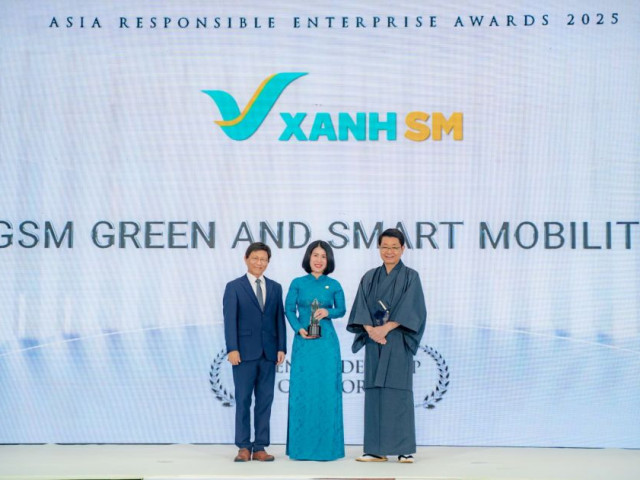 Xanh SM được vinh danh giải thưởng Lãnh đạo xanh Châu Á năm 2025