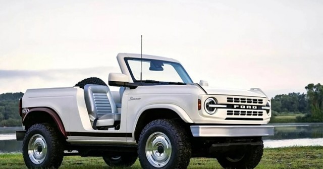Ford Bronco được làm lại theo phong cách hoài cổ