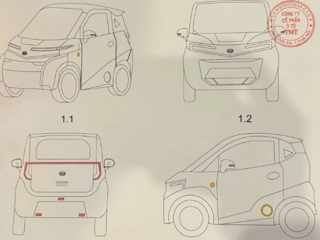 TMT Motors lộ diện xe điện siêu nhỏ, có thể gắn thương hiệu Việt