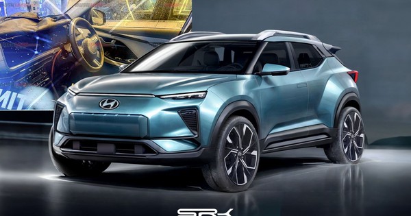 Hyundai Creta điện lộ ảnh nội thất: Vô lăng mới, vẫn nhiều nút vật lý như bản xăng, dự kiến chạy 450km/sạc