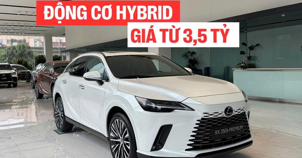 Lexus RX 350h về đại lý: Giá từ 3,5 tỷ đồng, động cơ hybrid mạnh 247 mã lực, thêm camera 360