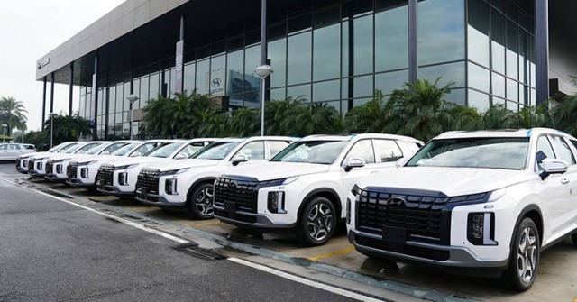 Hyundai Palisade từ nhà máy Việt Nam xuất khẩu ra thị trường Đông Nam Á